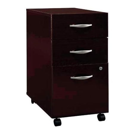 Bush Ind Bush Furniture Three Drawer File Cabinet - Mocha Cherry - Series C WC12953